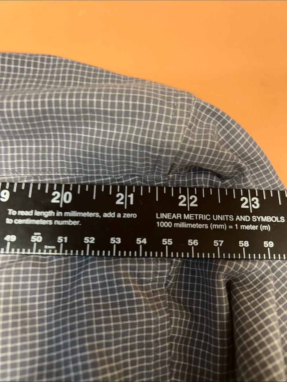 Men's Gray Micro-Check Button-Down Shirt with Razorback pmk009 - Picture 8 of 13